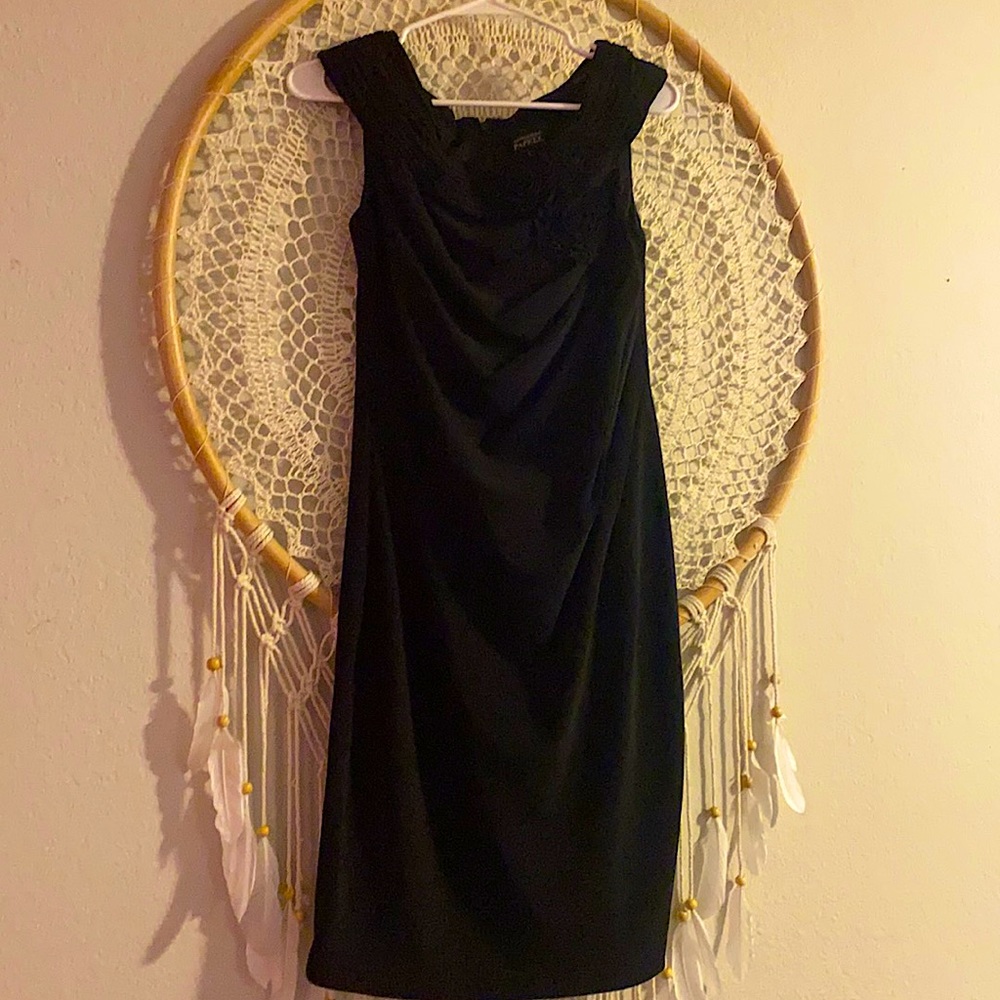 Adrianna Papell black Dress size 6 midi